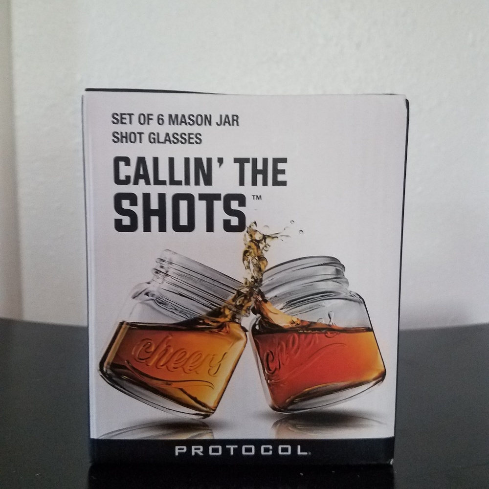 Mason jar shot glasses